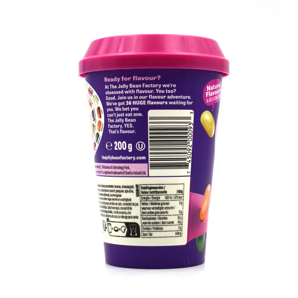 The Jelly Bean Factory – 36 Sorten Gourmet Jelly Beans Cup, 200g