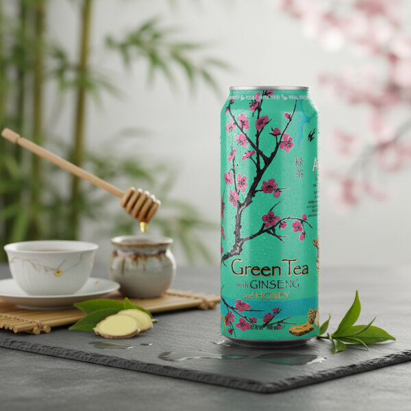 Arizona Green Tea mit Ginseng & Honig 650 ml – Erfrischender Eistee