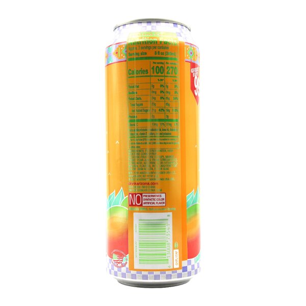 AriZona Mucho Mango 650 ml – alkoholfreies Mango-Erfrischungsgetränk