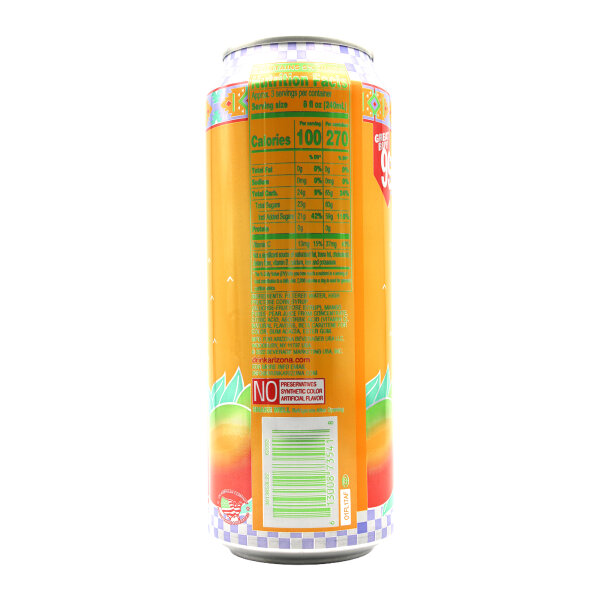 AriZona Mucho Mango Fruchtsaft Cocktail 650 ml – Erfrischungsgetränk