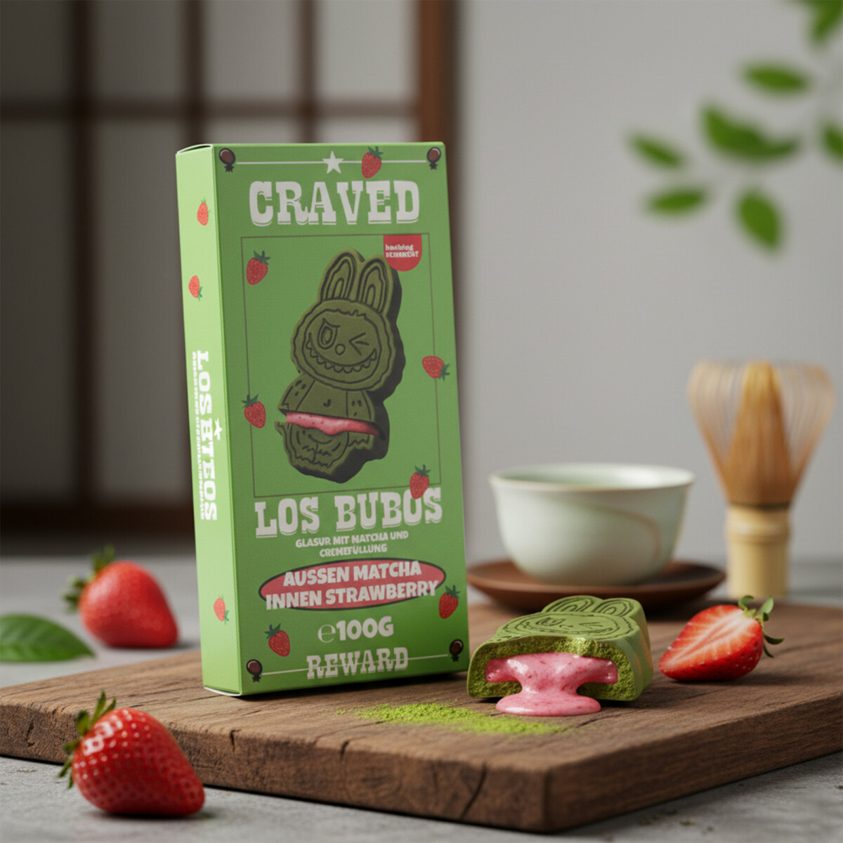 Los Bubos Monster Edition 100g | Matcha Strawberry...