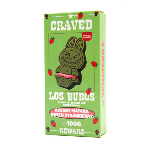 Los Bubos Monster Edition 100g | Matcha Strawberry Schokolade Limited Snack
