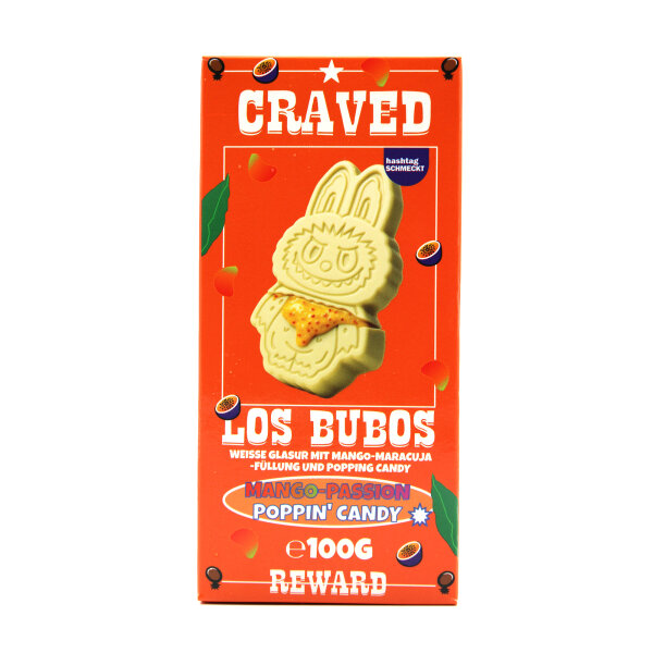 Craved Los Bubos Mango-Passion Popping Candy 100g Monster Edition