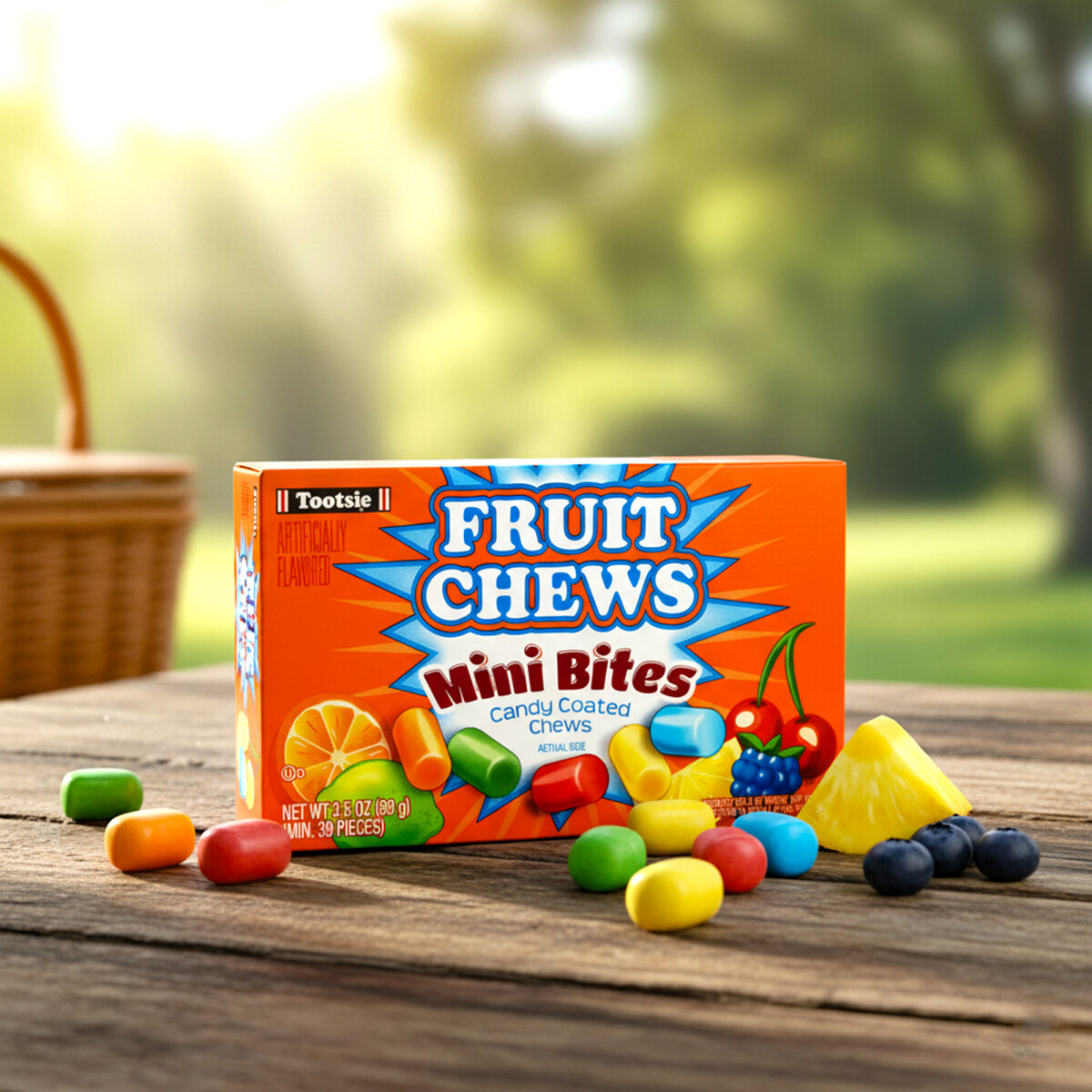 Tootsie Fruit Chews Mini Bites 99 g – Bunte Kaubonbons