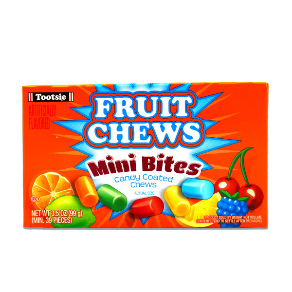 Tootsie Fruit Chews Mini Bites 99 g – Bunte Kaubonbons