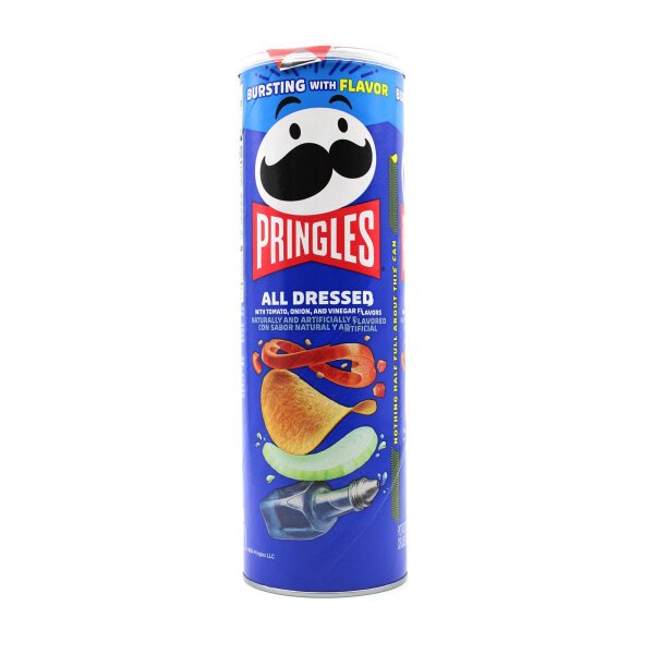 Pringles All Dressed Chips 156 g – würzig, tomatig & knusprig