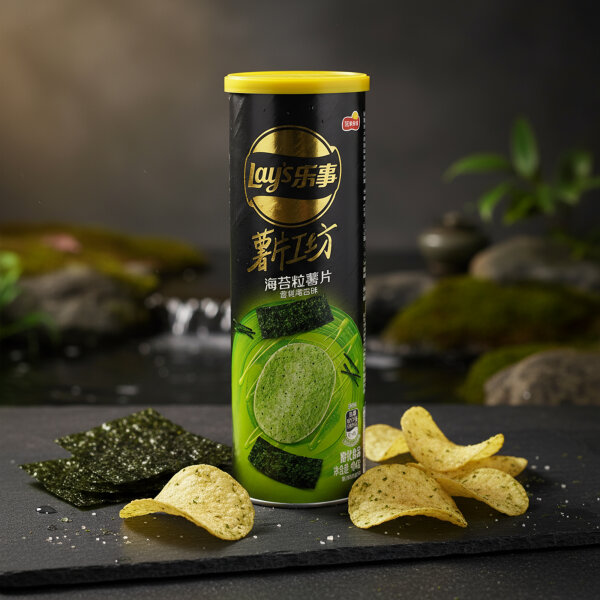 Lay’s Stax Seaweed Flavor 104 g – Knusprige Chips mit Nori-Geschmack