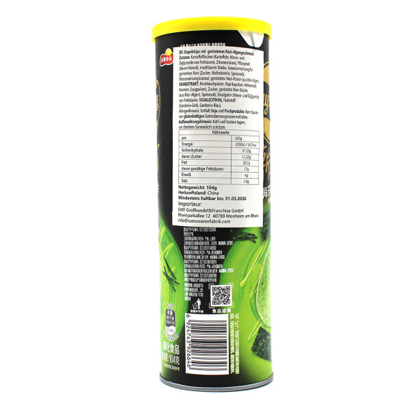 Lay’s Stax Seaweed Flavor 104 g – Knusprige Chips mit Nori-Geschmack