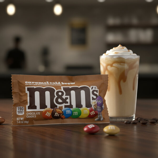 M&M’s Caramel Cold Brew 40 g – Schoko-Karamell mit Cold Brew Geschmack