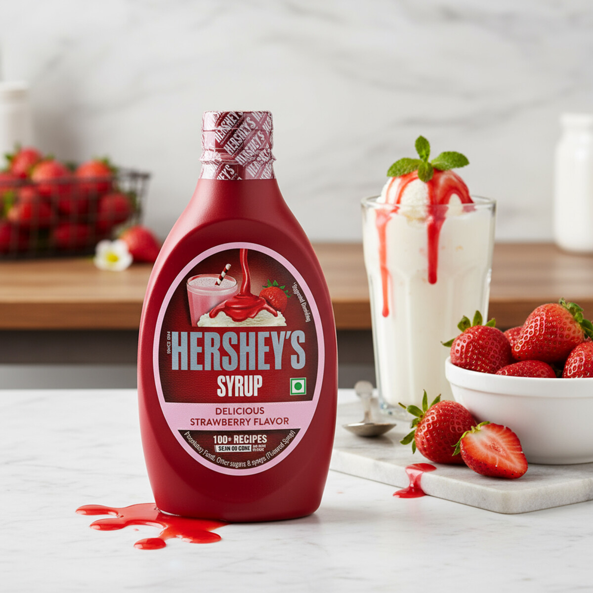 Hershey’s Strawberry Syrup 623 g –...