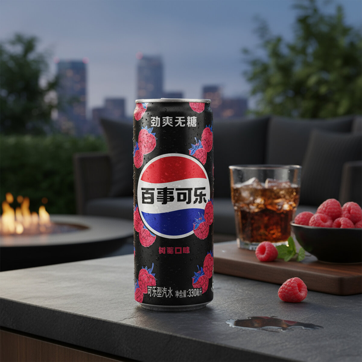 Pepsi Zero Raspberry Ripple Pepsi Zero Sugar Raspberry (China Edition, 330 ml) | Himbeer-Cola ohn ...