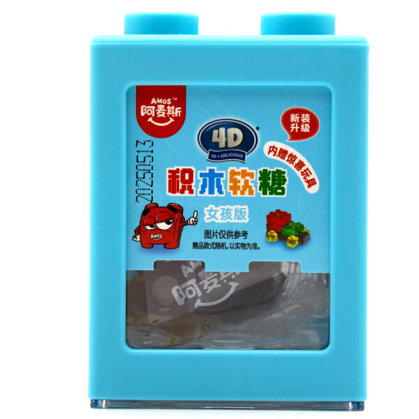 AMOs 4D Baustein-Gummis mit Fruchtgeschmack 35g aus China