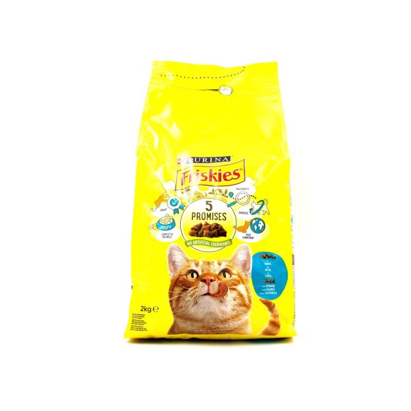 Purina Friskies Adult Katzenfutter 2 kg – Vollwertiges Trockenfutter