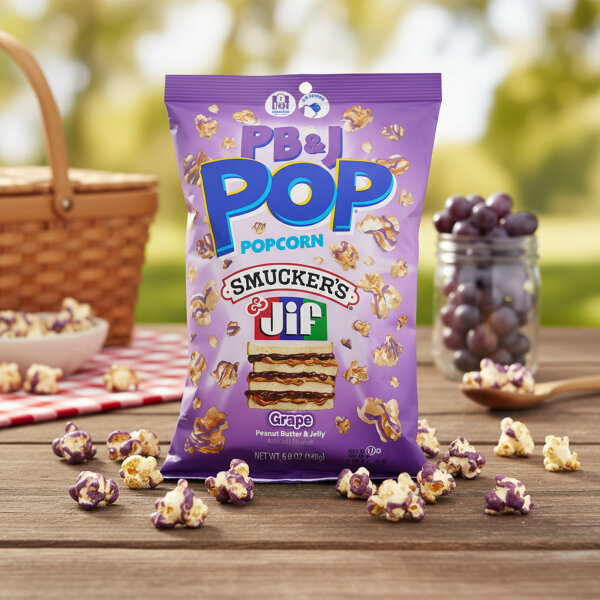 PB&J Pop Popcorn Grape 149 g – Smucker’s & Jif Snack