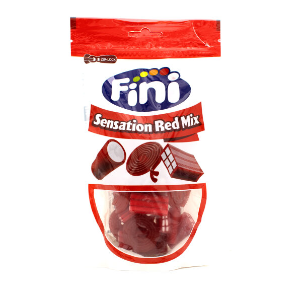 Fini Sensation Red Mix 165g – Fruchtgummi & Lakritz-Mix