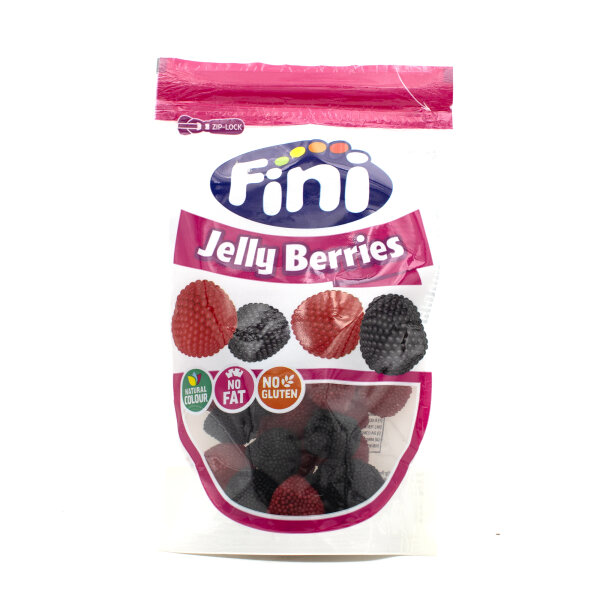 Fini Jelly Berries 165g – Fruchtgummi Himbeere & Brombeere