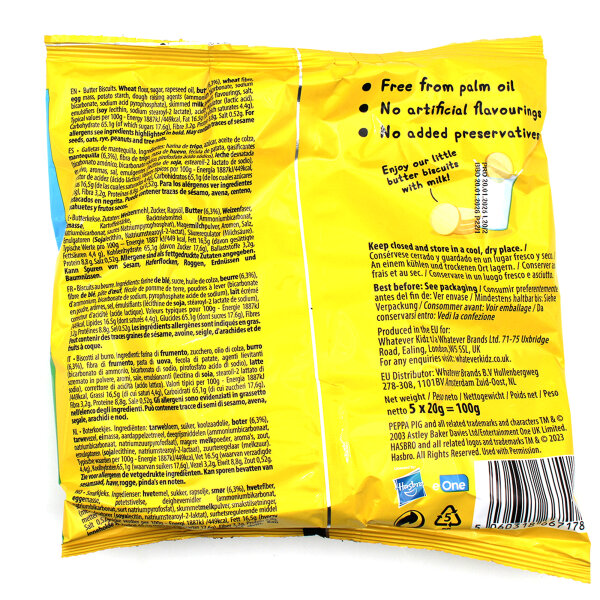 Peppa Pig Little Butter Biscuits – Kinderkekse 100 g