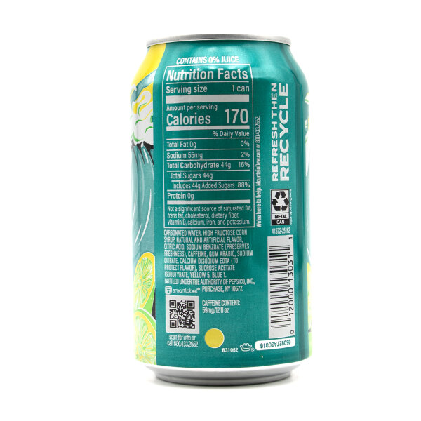 Mountain Dew Baja Blast 355ml – Tropical Lime Soda