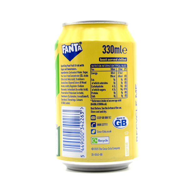 Fanta Pear 330ml – Birnen-Limonade aus UK
