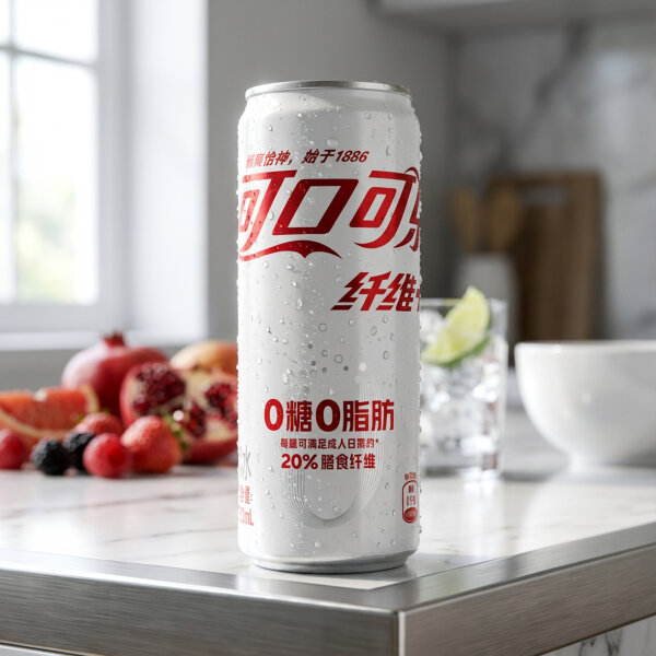 Coca-Cola Fiber+ Weiß 330ml – Zuckerfreie Cola mit Ballaststoffen