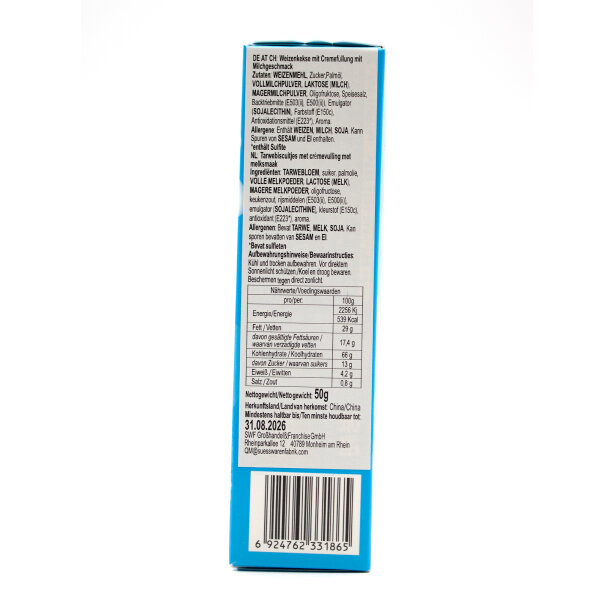 Disney Toy Story Lotso Filled Biscuits Milch 50g – Kekse mit Cremefüllung