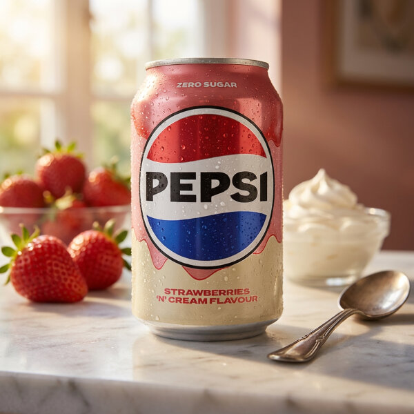 Pepsi Strawberries n Cream 330ml UK