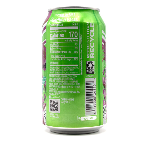 Mountain Dew Dragon Fruit 355ml USA Import