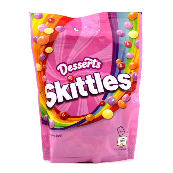 Skittles Desserts 152 g – Bunte Dessert Flavor Gummies