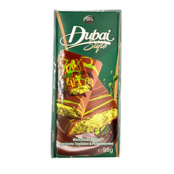 Dubai Style Pistazien-Schokolade 95 g – Orient Taste