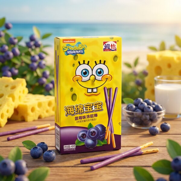 SpongeBob SquarePants Blaubeergeschmack Kekse 48g China