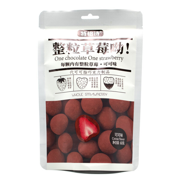Tonys Whole Strawberry Kakao – Crunch Snack 60g
