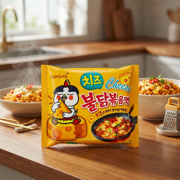 Samyang Buldak Cheese Ramen 140g – extra scharf