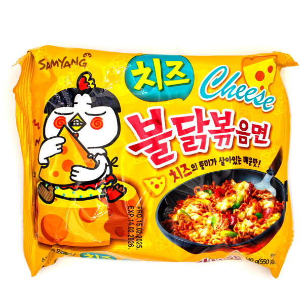 Samyang Buldak Cheese Ramen 140g – extra scharf