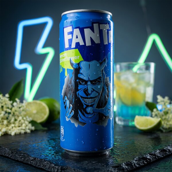 Fanta Lemon & Elderflower 330 ml – Zitrone & Holunderblüte