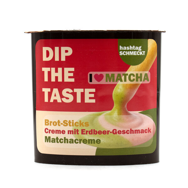 #schmeckt Dip The Taste I ♥ Matcha Duo 110g Snack