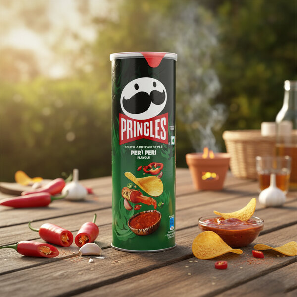 Pringles South African Style Peri Peri 102 g – Würzige Chips