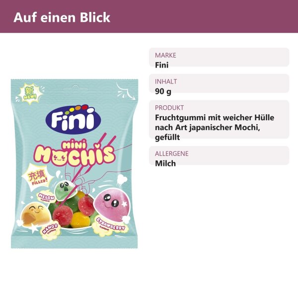 Fini Mini Mochis Strawberry 90g