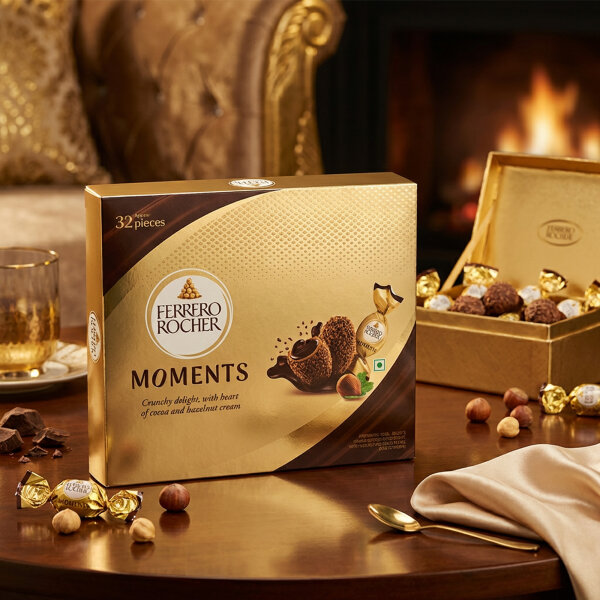 Ferrero Rocher Moments 185.6g Pralinen Schokolade aus Indien