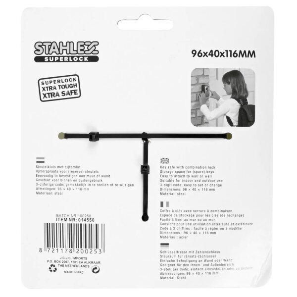 Stahlex Schlüsseltresor 4-stellig – Wand Key Safe