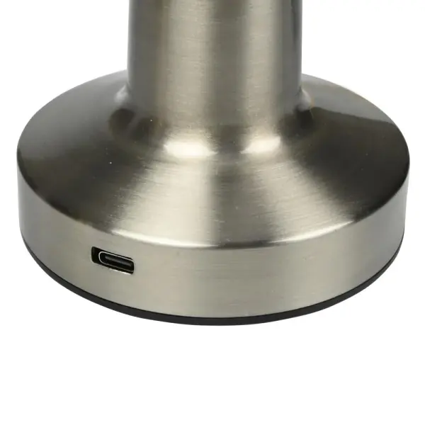 LED Tischlampe Touch dimmbar USB-C – Silber