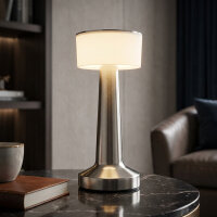 LED Tischlampe Touch dimmbar USB-C – Silber