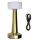 LED Tischlampe wiederaufladbar dimmbar touch Gold display