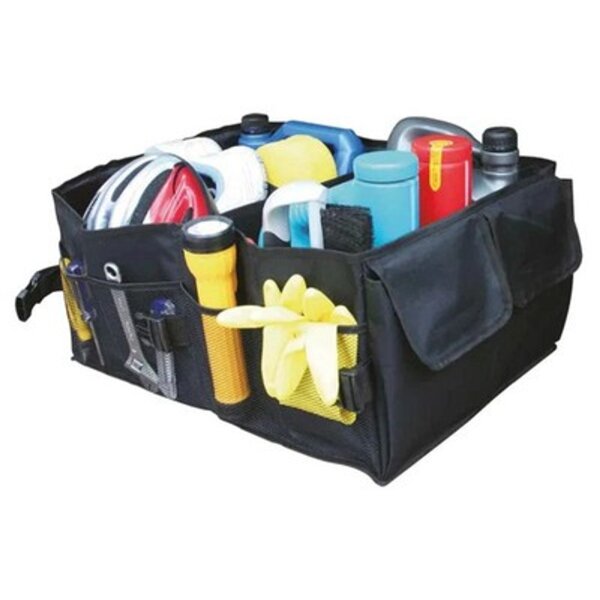 Benson Automotive Kofferraum Organizer faltbar ca. 50 x 37 x 26 cm – mit Tragegriffen & Klettbefestigung