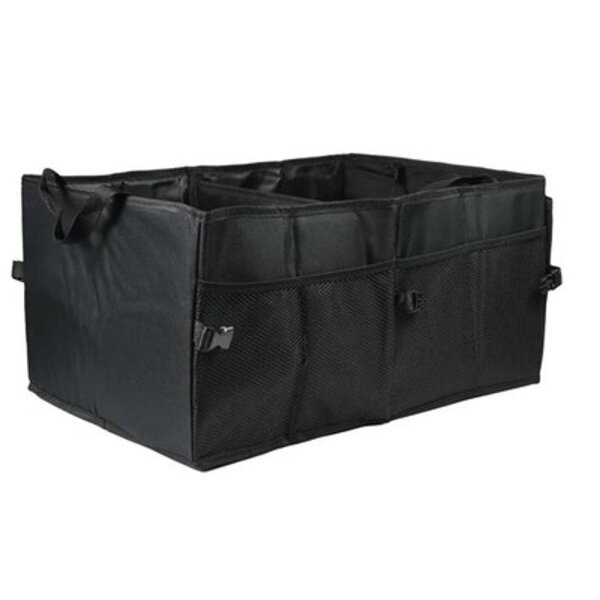 Benson Automotive Kofferraum Organizer faltbar ca. 50 x 37 x 26 cm – mit Tragegriffen & Klettbefestigung