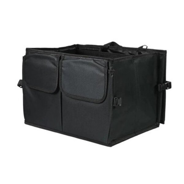 Benson Automotive Kofferraum Organizer faltbar ca. 50 x 37 x 26 cm – mit Tragegriffen & Klettbefestigung