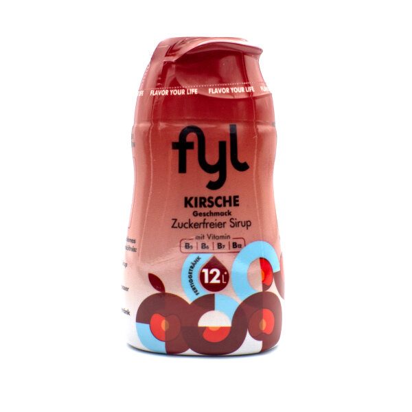 fyl Kirsche zuckerfreier Sirup 48 ml für 12 L