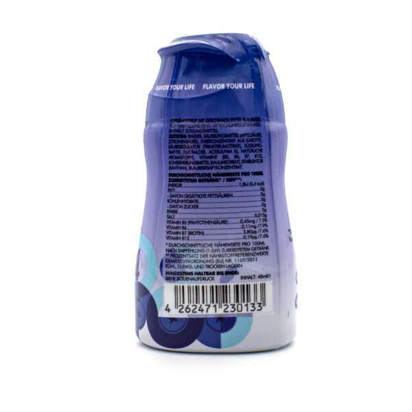 fyl Eistee Blaubeere zuckerfreier Sirup 48 ml für 12 L