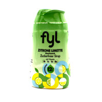 fyl Zitrone-Limette zuckerfreier Sirup 48 ml für 12 L
