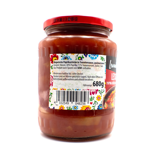 Lewandowski Letscho 680 g – Paprikastücke in Tomatensauce (schlesische Rezeptur)