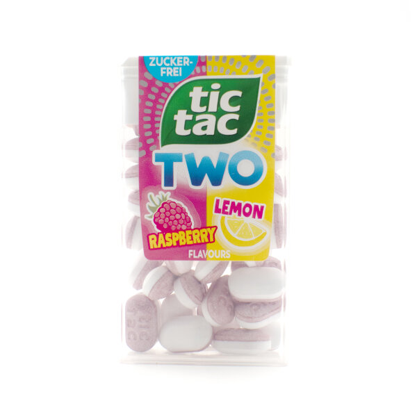 Tic Tac Two Raspberry & Lemon zuckerfrei 38,5 g